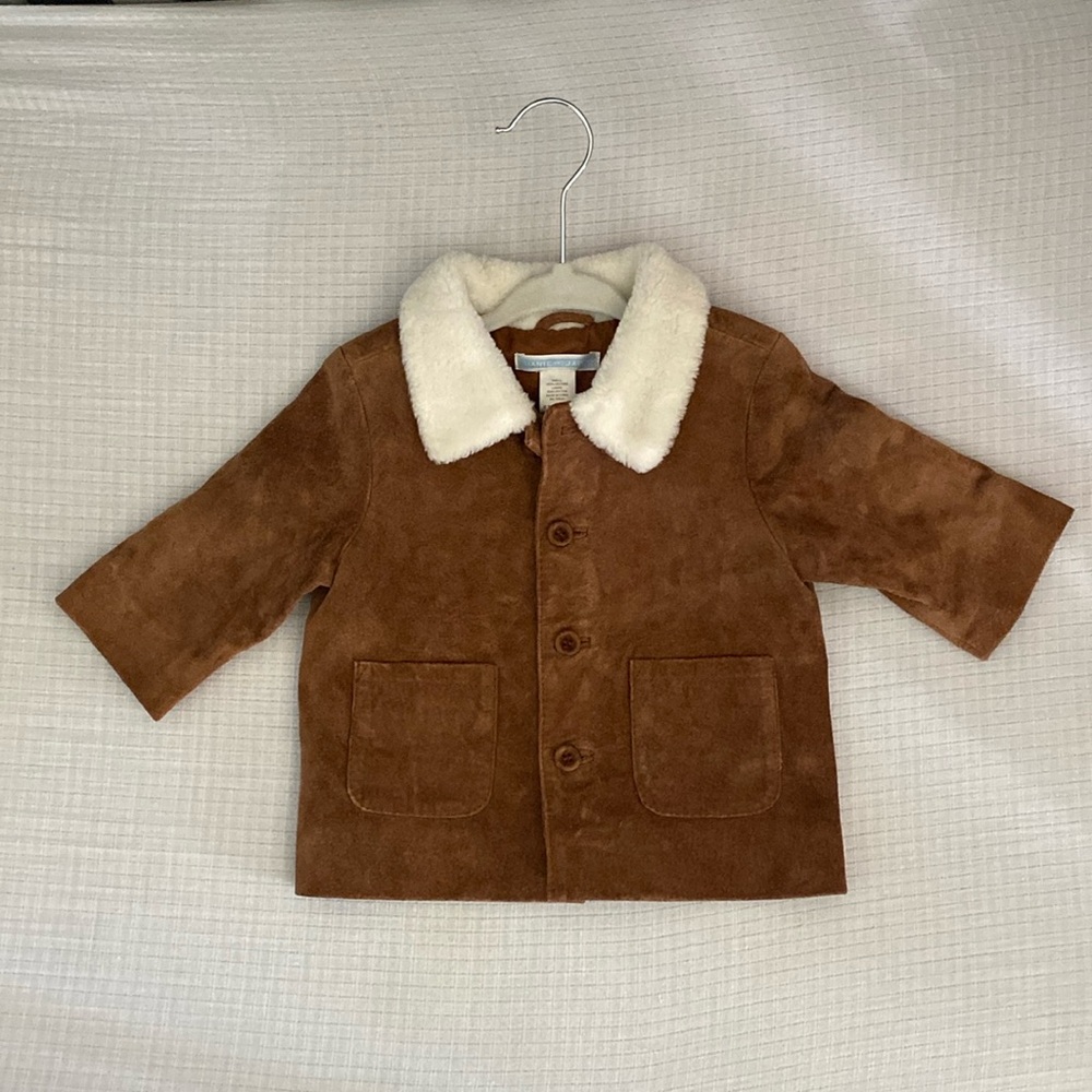 Janie and Jack 100% leather lining jacket
